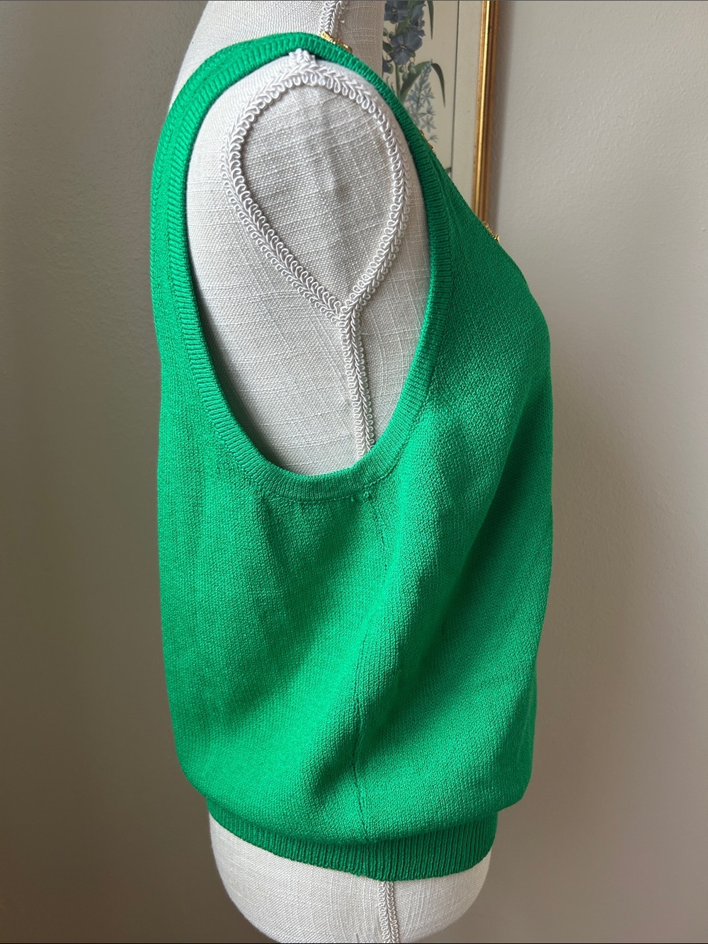 St. John Collection Sleeveless Knit Top Size L - Picture 3 of 8